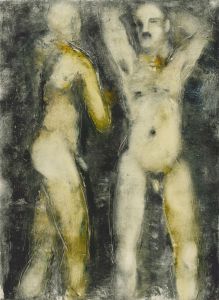 Inge Clayton FRSA (1942-2010) - Signed 1991 Monotype, The Male Nude
