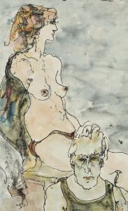 Inge Clayton FRSA (1942-2010) - Signed 1986 Monotype, The Nude