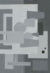 Anita Wright - Four c. 1968 Mixed Media Drawings, Abstract Compositions