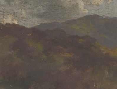Alfred William Strutt (1856-1924) - Late 19th Century Oil, Heathland Study