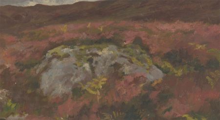 Alfred William Strutt (1856-1924) - Late 19th Century Oil, Heathland Scene