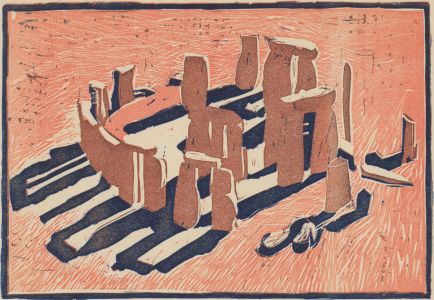 20th Century Linoprint - Stonehenge