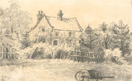 H.T.E - 1864 Graphite Drawings, Rural Studies