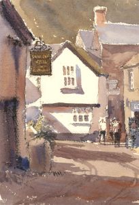 Roy Pettit (b.1935) - 20th Century Watercolour, The Street Corner