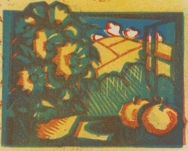Richard Ian Bentham Walker (1925-2009) - Three Linoprints, Still Life of Flowers