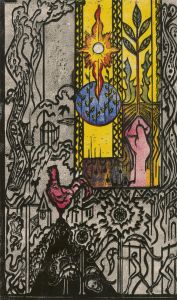 Richard Ian Bentham Walker (1925-2009) - Linoprint, Illustrative Composition