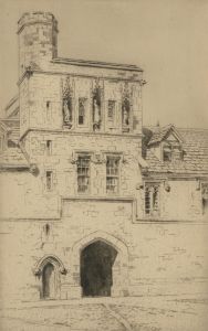Alfred Hugh Fisher (1867-1945) - Signed Etching, Winchester College