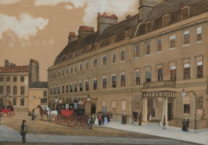M. Sutton - Late 19th Century Watercolour, George Street, Bath