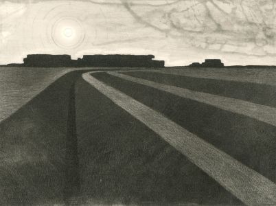 G. Maynard - 20th Century Etching, Richborough Torr