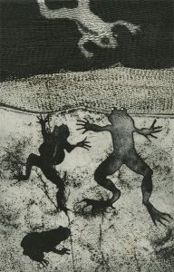 Lorna Maynard - Signed 20th Century Aquatint, Frog Dance