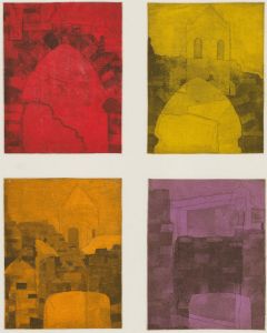 Helen Wakefield - 1995 Etching, The Eagle's Nest