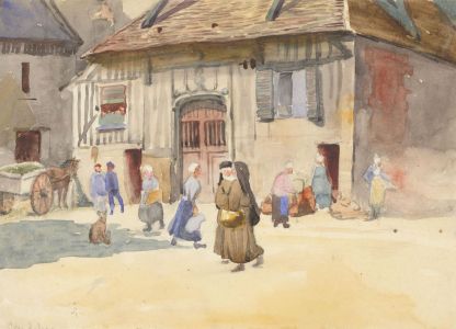 Atrrib. Janet Archer (fl.1873-1916) - Late 19th Century Watercolour, Candebec