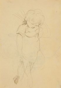 Attrib. Giovanni Battista Cipriani RA (1727-1785) - Graphite, Young Figure