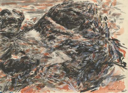 Ronald Morton (b.1918) - Signed 1960 Mixed Media, Abstract Composition