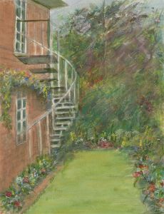 Renee Young - 20th Century Watercolour, Floral Garden