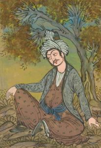 Indian Miniatures - Late 19th Century Gouache, Portrait of a Man