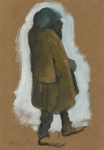 John Cherrington (1931-2015) - 20th Century Acrylic, Figurative Study