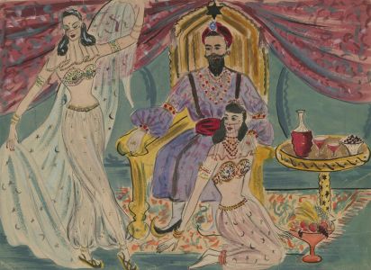 Renee Young - 20th Century Watercolour, Arabian Nights
