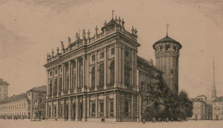 Antonio Carbonati (1893-1956) - 1930 Etching, Palazzo Madama, Turin