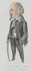Jad Davies (1909-1998) - Mid 20th Century Coloured Pencil, Clive Gunnell