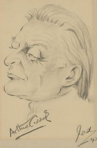 Jad Davies (1909-1998) - Mid 20th Century Graphite Drawing, Arthur Caddick