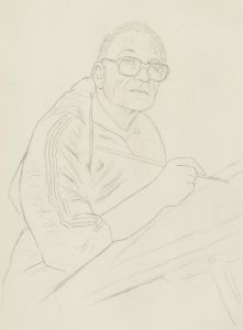 Jad Davies (1909-1998) - Two Graphite Drawings, Brian Pearce & Veteran