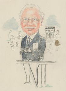 Jad Davies (1909-1998) - Two Mid 20th Century Drawings, Caricatures