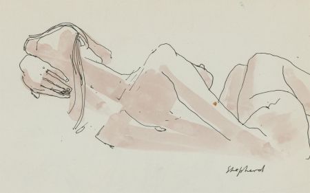 Sydney d'Horne Shepherd (1909-1993) - Pen & Ink Drawing, Nude Female
