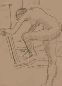 Sydney d'Horne Shepherd (1909-1993) - Graphite Drawing, Standing Nude