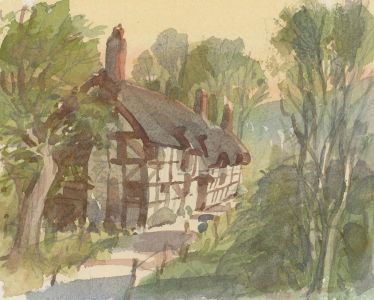 Clifford H. Thompson (1926-2017) - 2007 Watercolour, Cottage in a Landscape