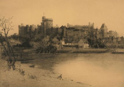 Andrew Fairbairn Affleck
- Signed Early 20th Century Etching, Windsor Castle
