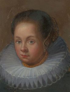 Late 19th Century Oil - The 17th Century Woman