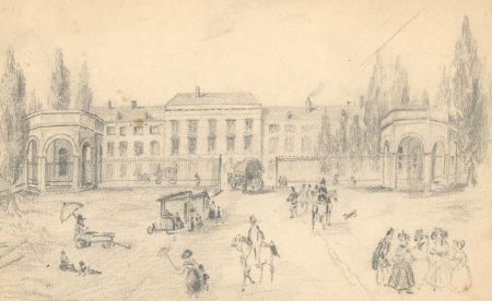 Van Weyenbergh Family Portfolio - A Pair of Graphite Drawings, Landscapes