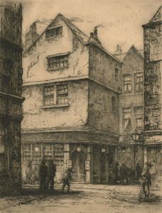 Charles Gustav Louis Phillips (1863-1944) - Etching, The Old Dick Whittington
