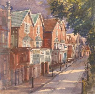 Clifford H. Thompson (1926-2017) - Contemporary Watercolour, British Street