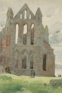 Clifford H. Thompson (1926-2017) - 20th Century Watercolour, Ruin in Landscape 