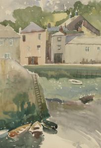 Clifford H. Thompson (1926-2017) - 20th Century Watercolour, Docked Boats