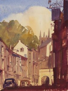 Clifford H. Thompson (1926-2017) - Mid 20th Century Watercolour, Street Scene