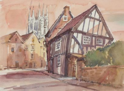 Clifford H. Thompson (1926-2017) - 2006 Watercolour, Tudor House