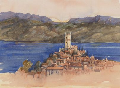 Clifford H. Thompson (1926-2017) - 1994 Watercolour, Coastal Town