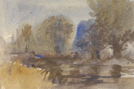 Clifford H. Thompson (1926-2017) - 1993 Watercolour, Misty Landscape