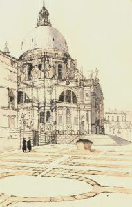 Richard Beer (1928-2017) - Signed Etching, Santa Maria della Salute