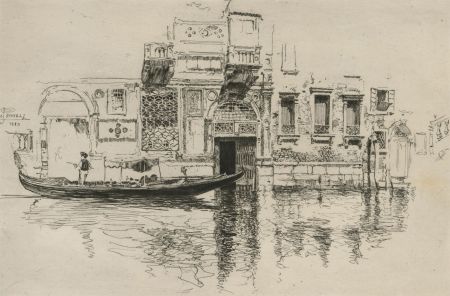 Joseph Pennell - Signed 1883 Etching, Venice