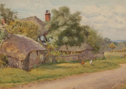 Walter Bothams (1851-1920)
- Late 19th Century Watercolour, A Rural Idyll