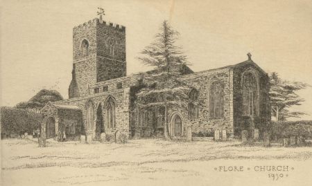 D. Smith - A Pair of 1930 Etchings, Floore, Northamptonshire, England