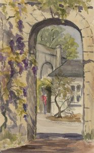 A.M. Johnson - A Pair of Mid 20th Century Watercolours, Garden Archways