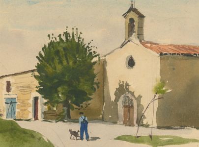 Ronald Olley (b.1923) - 20th Century Watercolour, Spanish Church