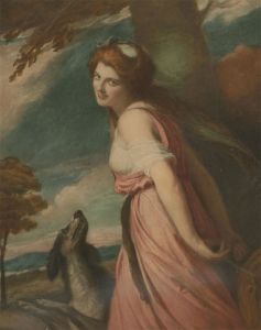 After George Romney (1734-1802) - Early 20th Century Engraving, Lady Hamilton
