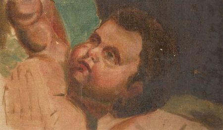 Van Weyenbergh Family Portfolio - Late 19th Century Oil, Classical Cherub