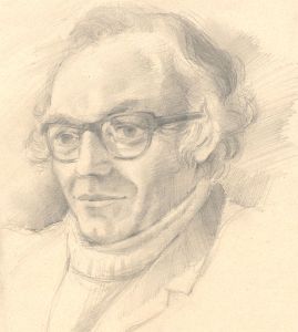 Allan Dorian Clark (b.1947) - A Pair of 1977 Graphite Drawings - The Couple